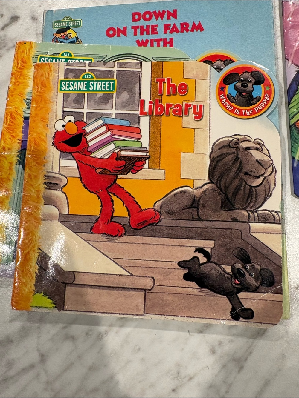 Vintage Sesame Street Kids Board Book Bundle - Colorful Sesame Street Character - Picture 4 of 5